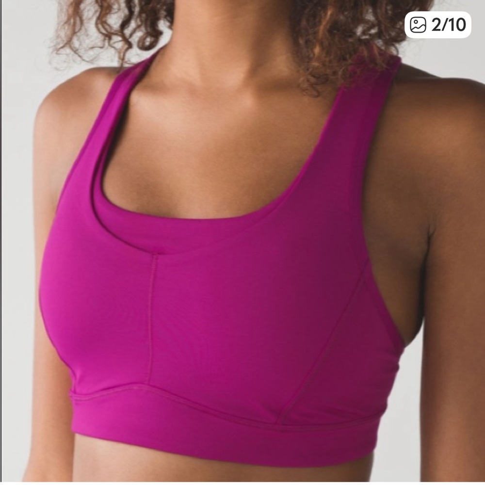 lululemon athletica Pink Sports Bra